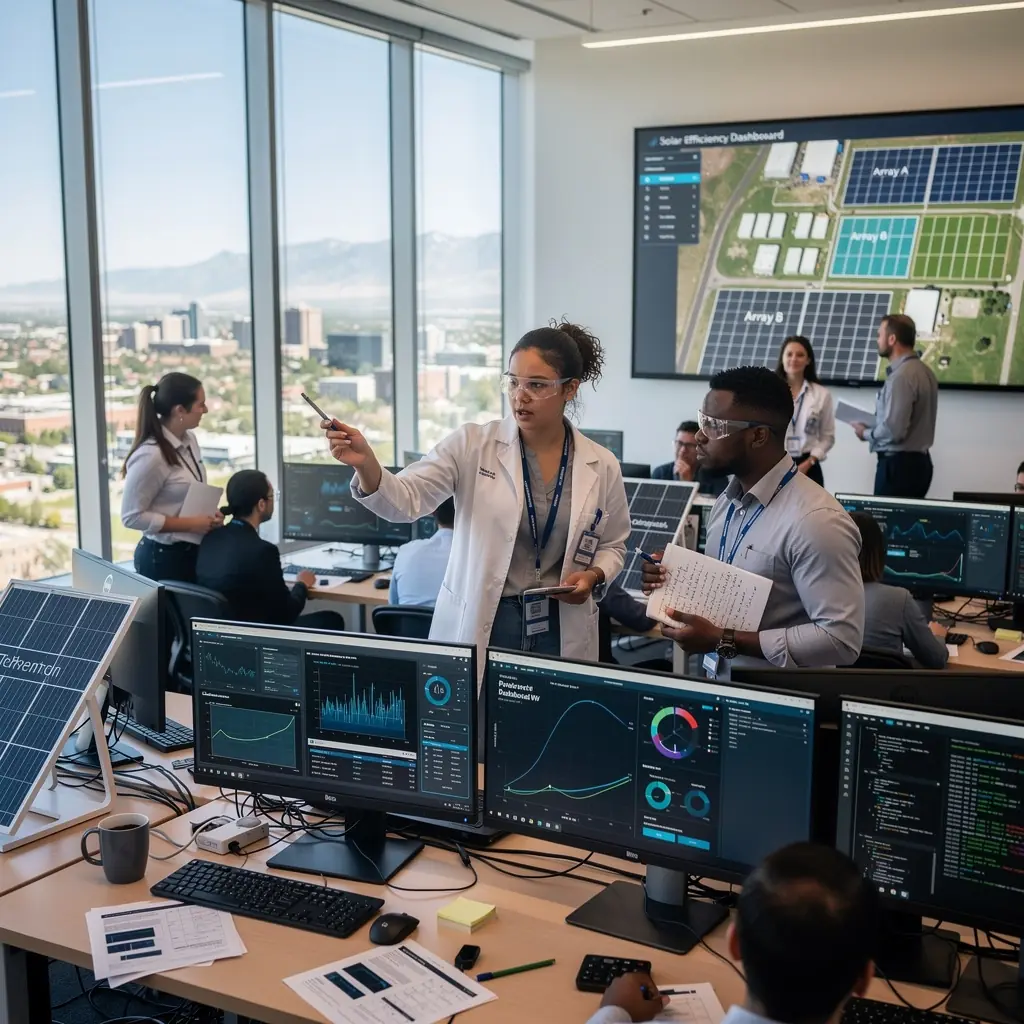 Professional team collaboration